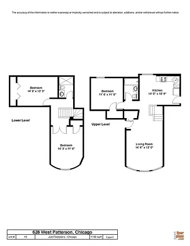 Floor plan Three Bedroom