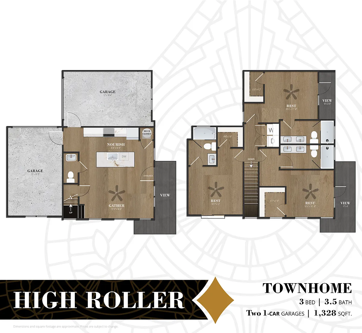 Floor plan High Roller