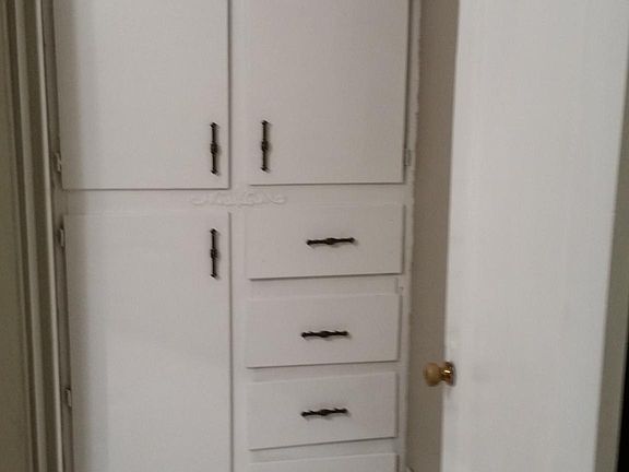Storage in master bathroom