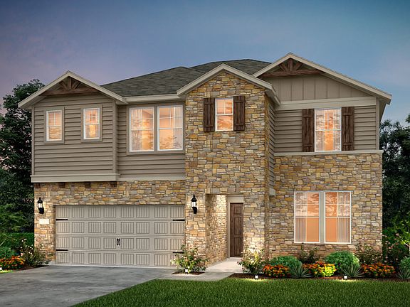 The Sweetwater, a two-story home with 2-car garage, shown with Home Exterior 40