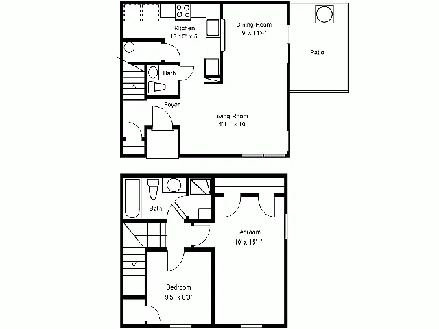 Floor plan The Harford