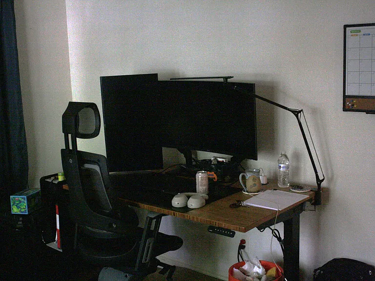Desk area in bedroom 1 , large bedroom