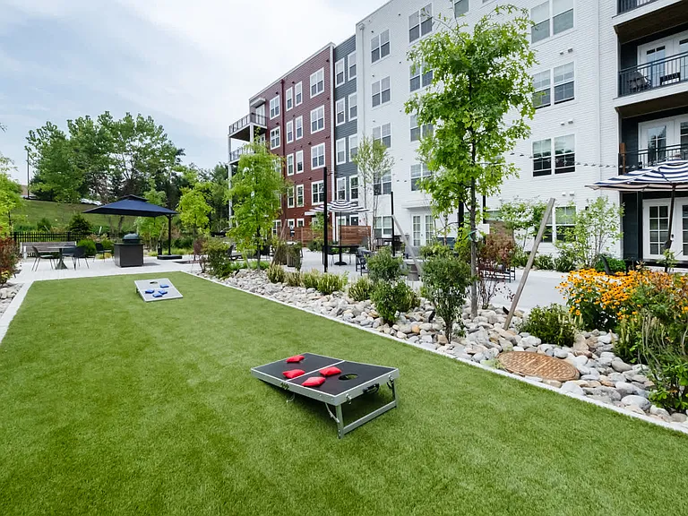 Courtyard with Outdoor Games