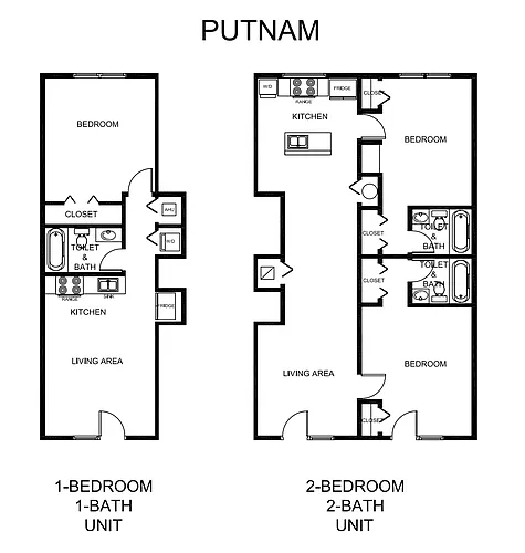 Floor plan One Bedroom