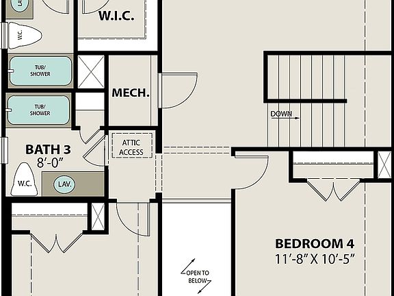 Upper Floor Plan