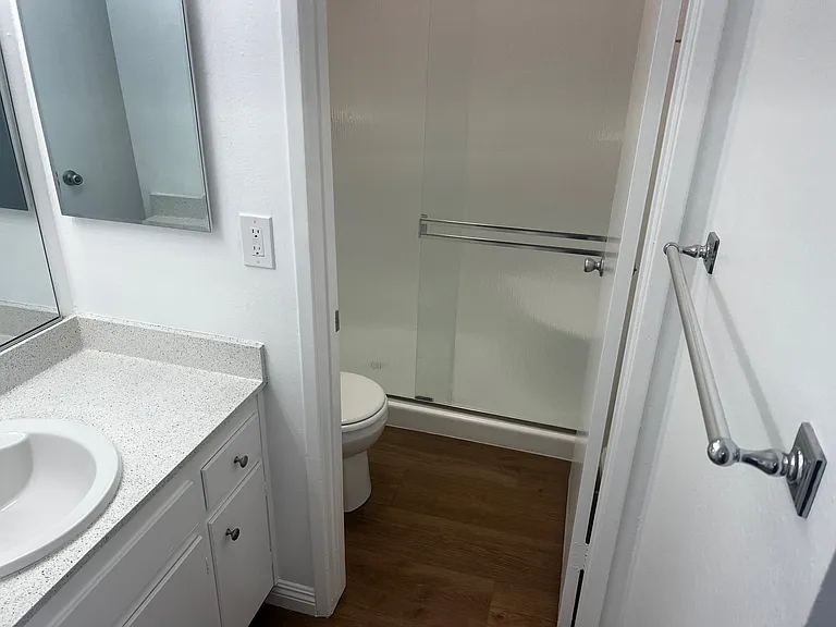 Master bathroom entry