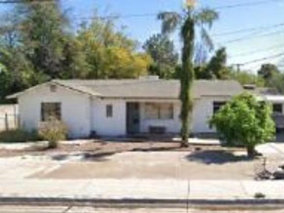 The studio space is in the back of the property