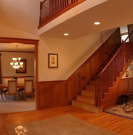 Grand Entry Way with Tile Inset