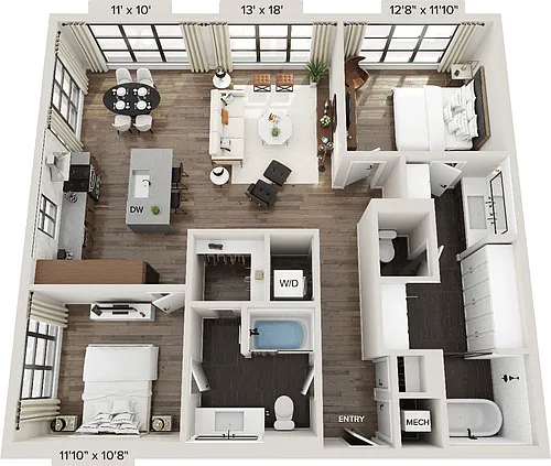 Floor plan B1