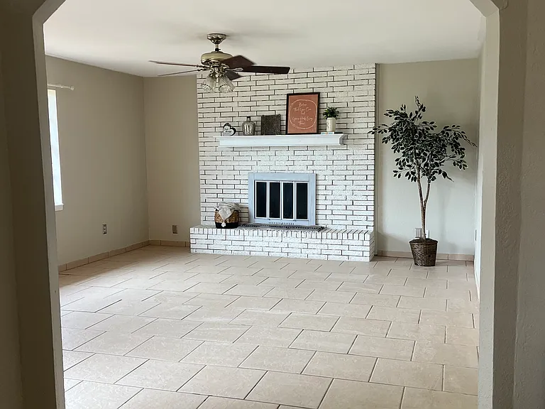 View from Dining Room into Living Room