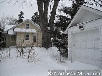 Rear of home and garage