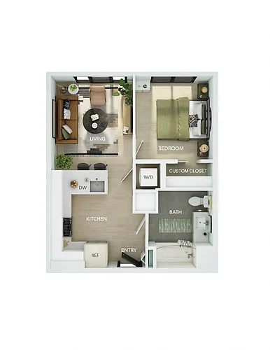Floor plan A1 ADA