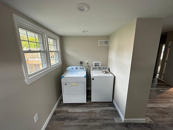 Full laundry room.