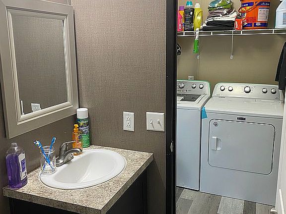 Hallway restroom 