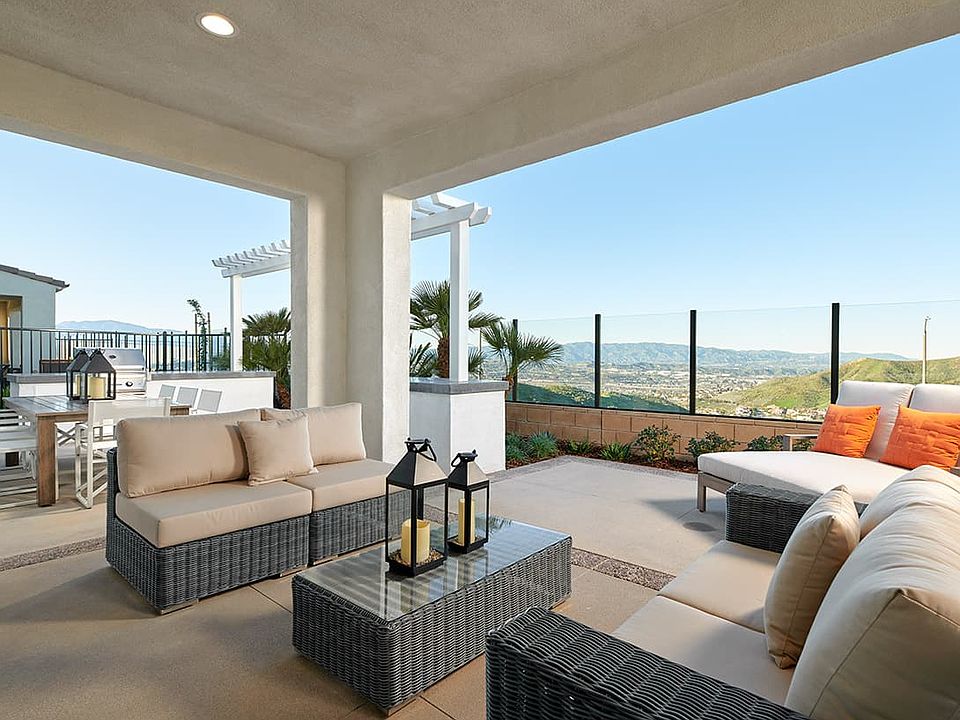 Sola At Skyline Plan 2 Model Home Backyard Outdoor Room