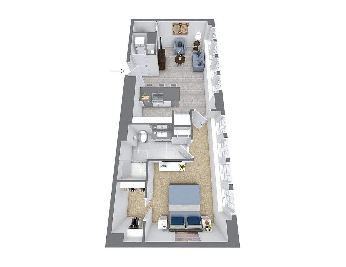 Floor plan B1