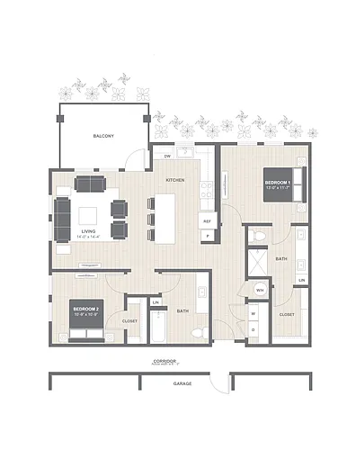 Floor plan C2A