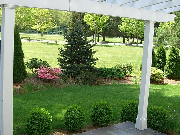Pergola Over Stone Patio