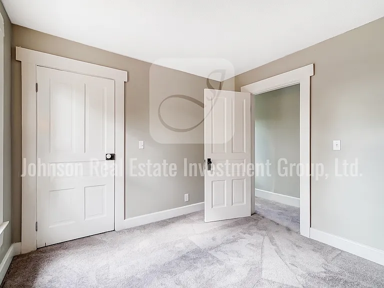 Spacious first upstairs bedroom.