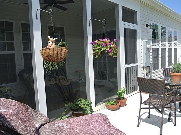View of Screened Porch from Patio