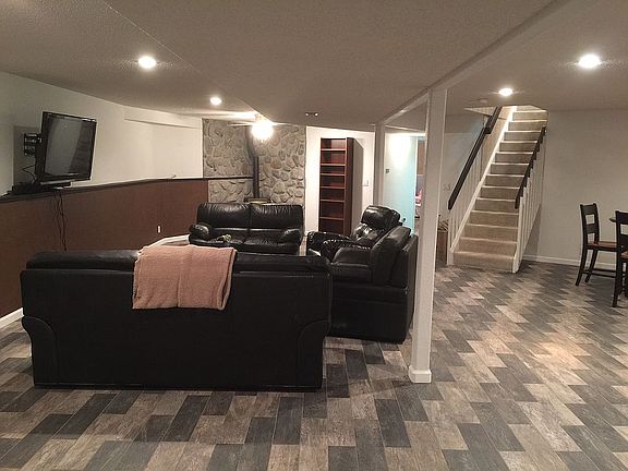 New basement flooring