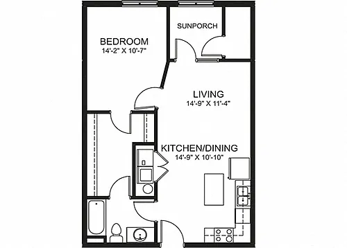 Floor plan The Lily
