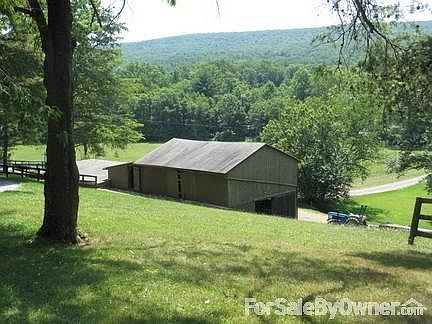 Bank barn and more mountain views