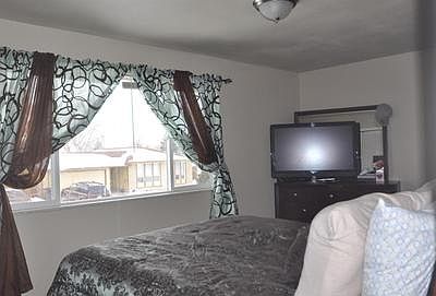 Bright, sunny master bedroom