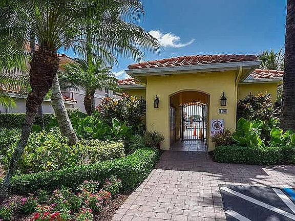 This is the entrance to the community pool at Las Brisas