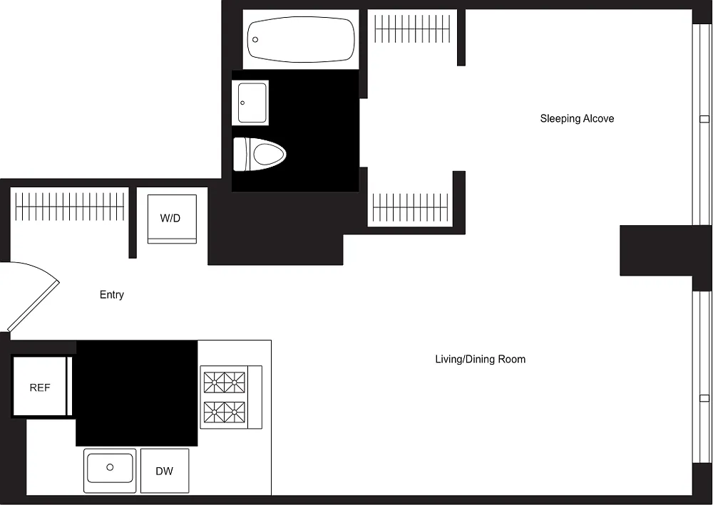 Photo 2 of 20 - 450 W 42nd St #28K - Manhattan, NY Building Photo - 450 W 42nd St #28K
