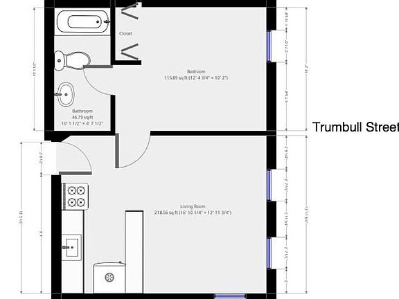 3rd image of 79 Trumbull St #301