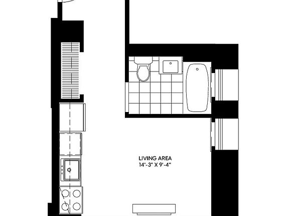 2nd image of 90 West St APT 21C
