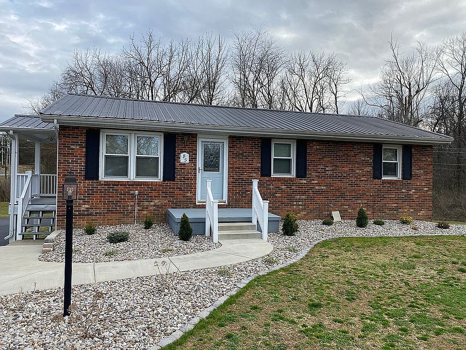 New landscaping, walkway