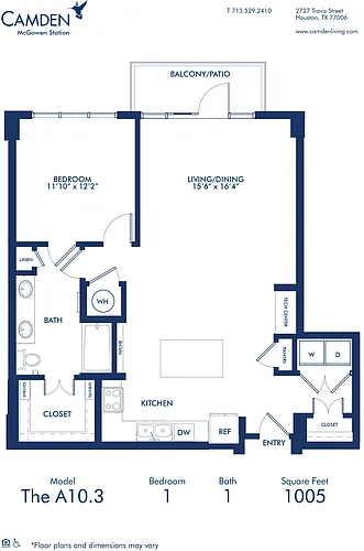 Floor plan A103