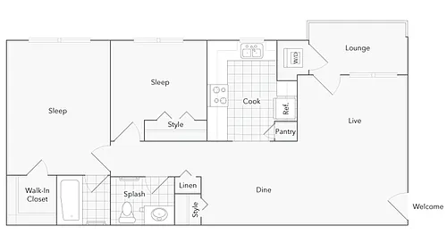 Floor plan Bridgeport