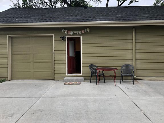 Alley Entrance and parking spaces