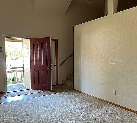 Front entry to living room