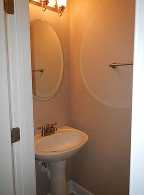 The Gatewood Powder Room with pedastal sink