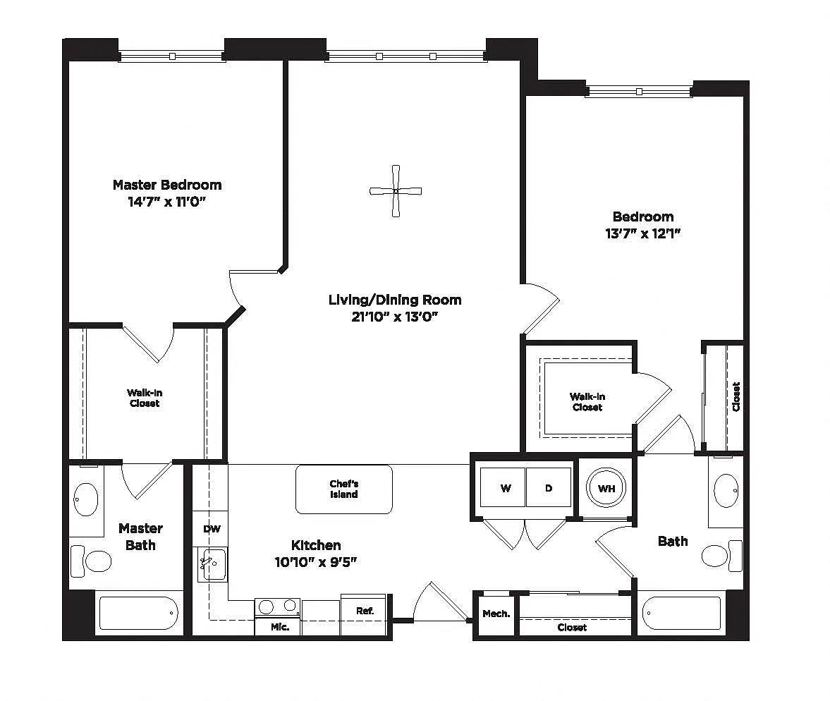 Floor plan B15B