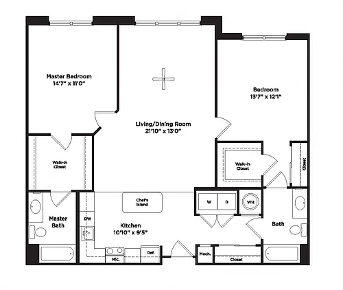 Floor plan B15B