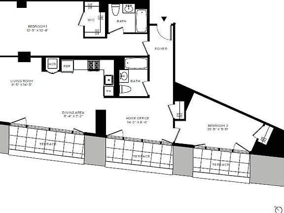 2nd image of 625 W 57th St APT 1458