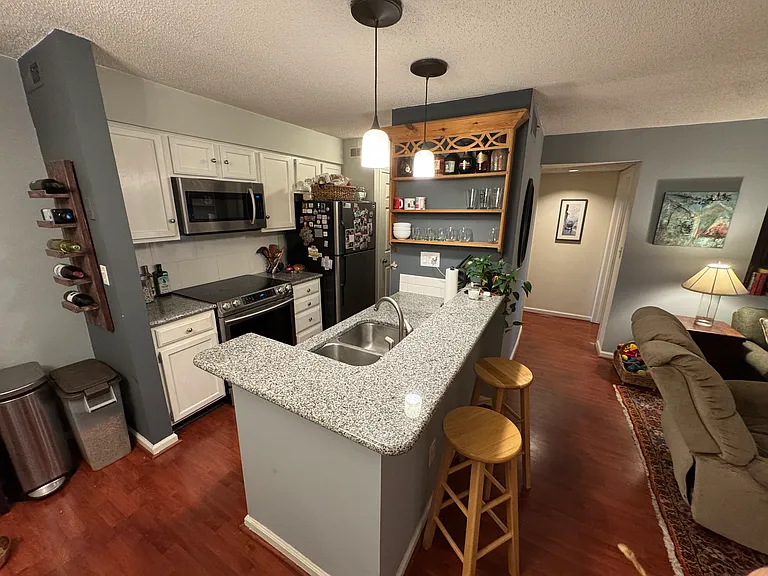 Kitchen with demo setup