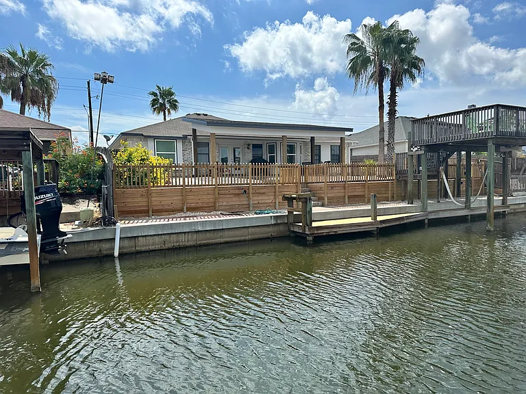 View of property from the water