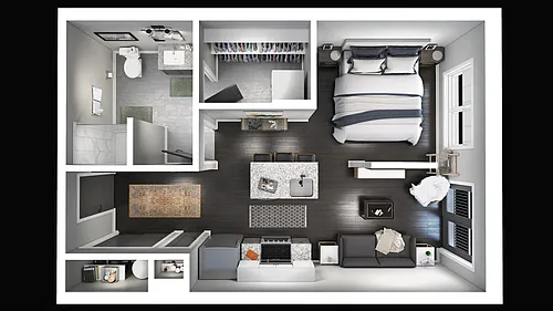 Floor plan Studio