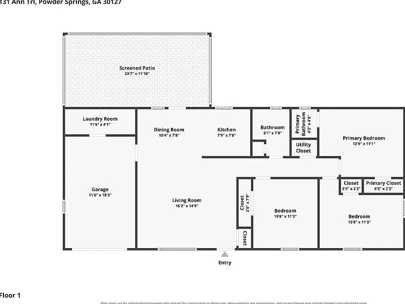 3 bed, 1.5 bath, 1248 sqft, $1,515 — Photo 2