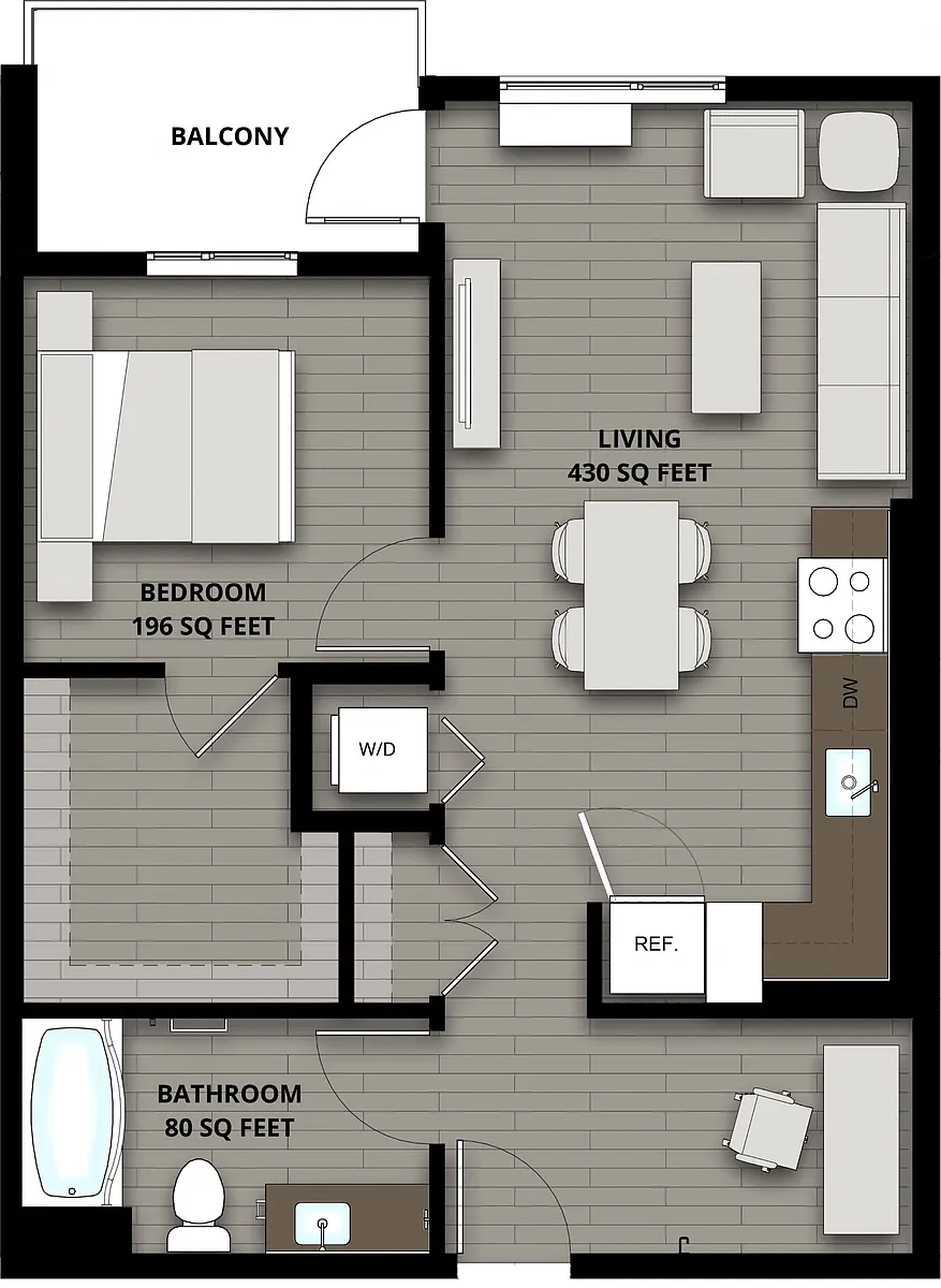 Floor plan W 1X1 K