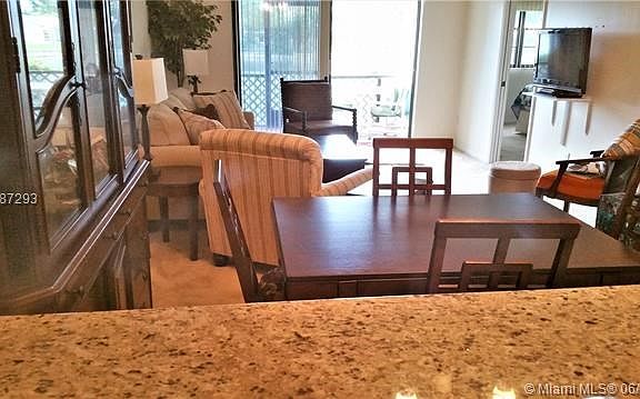 View from kitchen pass-thru