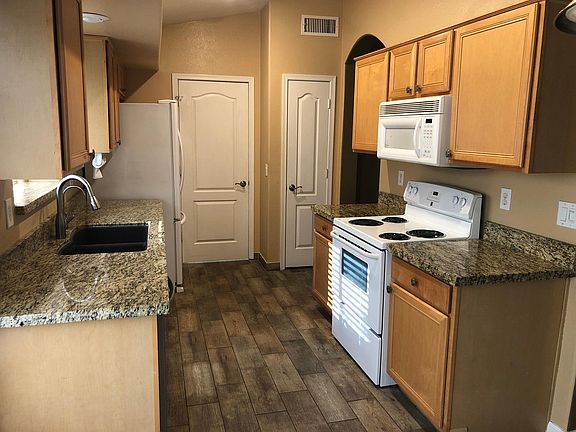Kitchen with granite counter tops