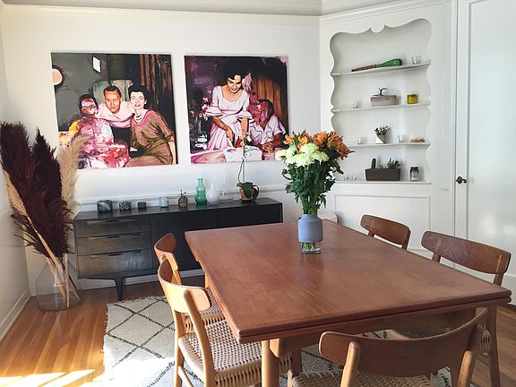 Bright and airy dining room