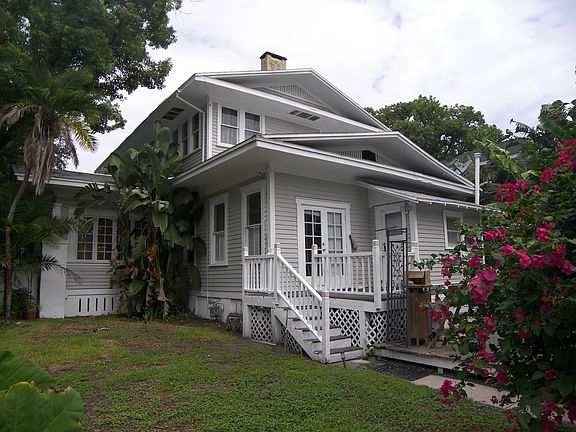 Backyard and deck